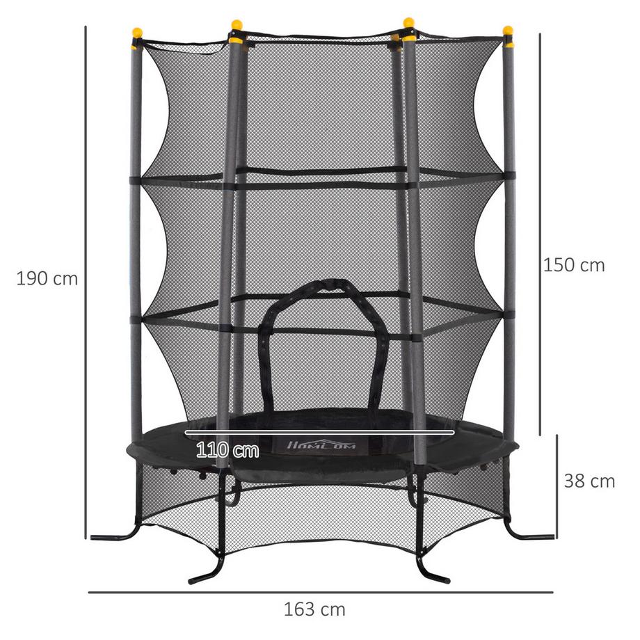 HOMCOM Trampoline pour enfants  