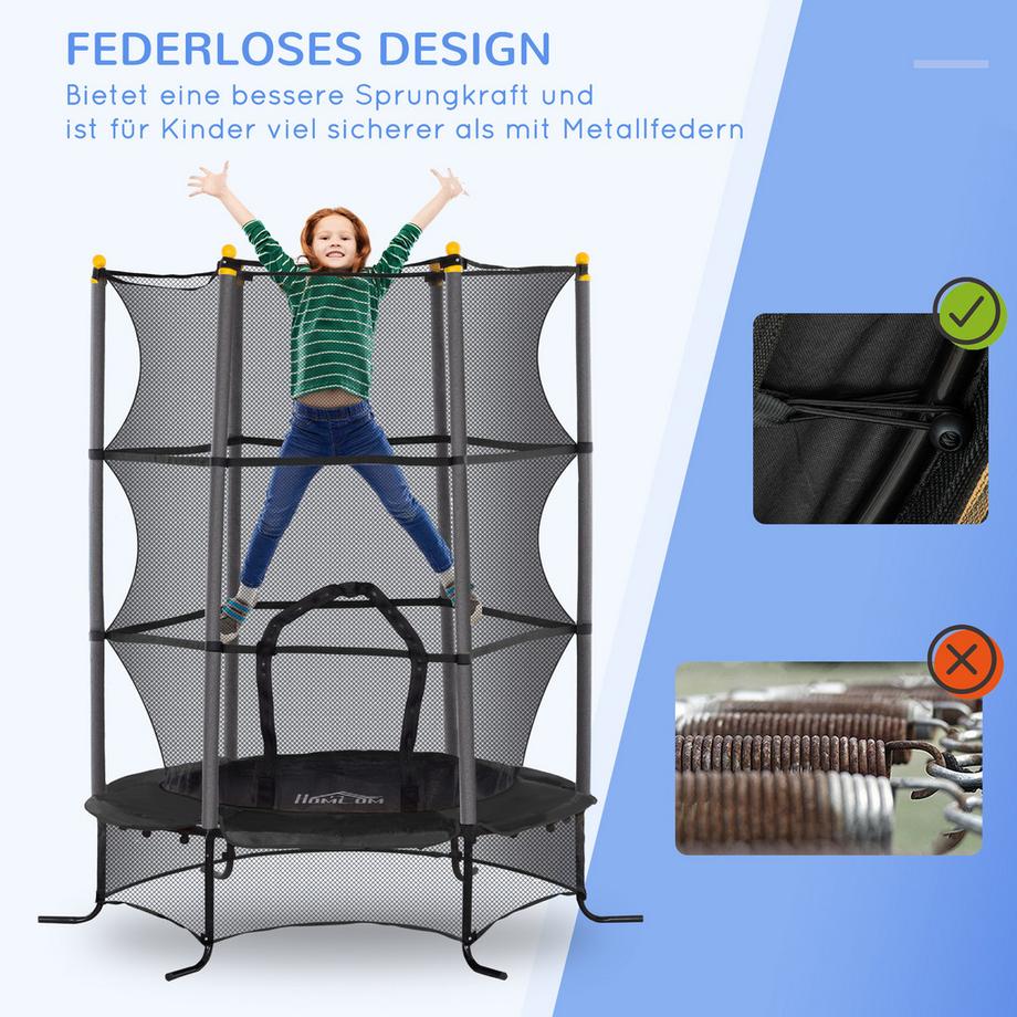 HOMCOM Trampoline pour enfants  