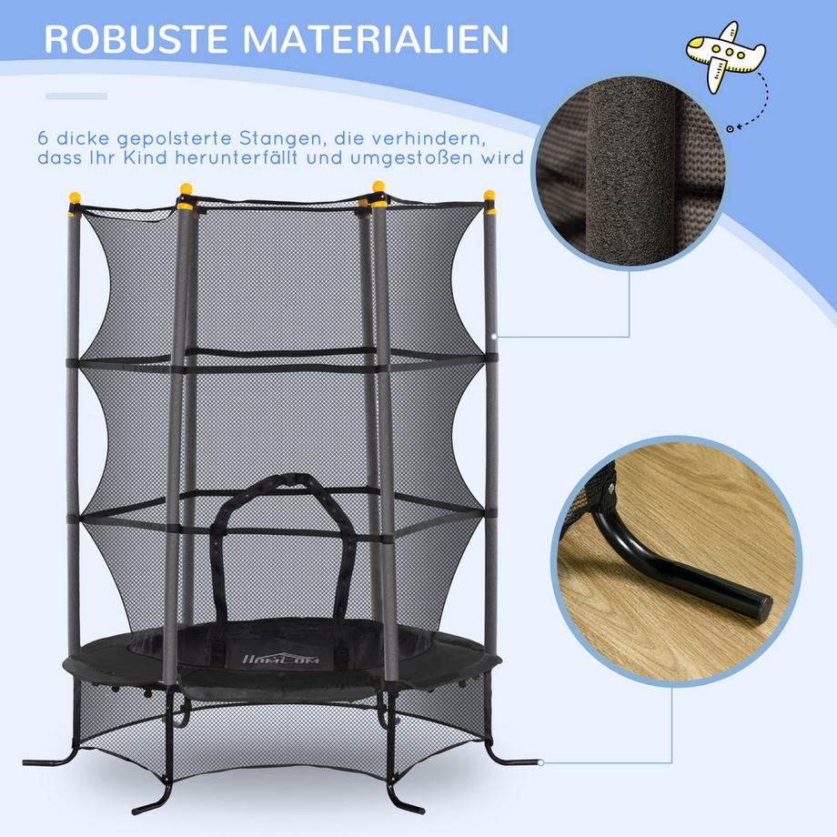 HOMCOM Trampoline pour enfants  