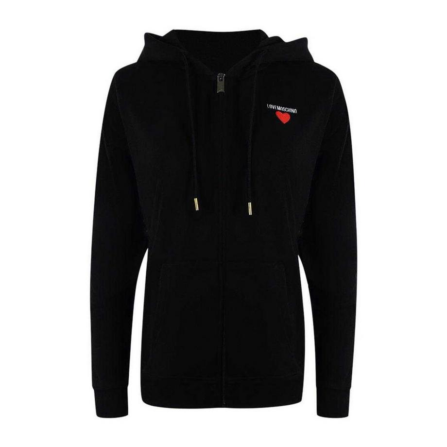 Hoodie Mit Durchgehendem Reißverschluss, , Leger