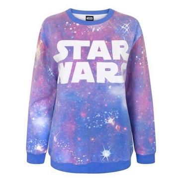 Sweatshirt mit kosmischem Design