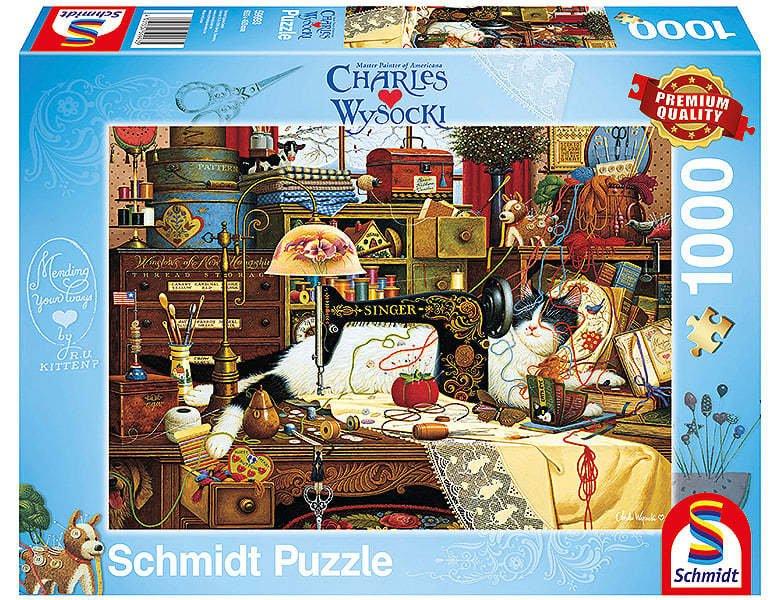 Schmidt  Puzzle Maggie, die Chaotin (1000Teile) 