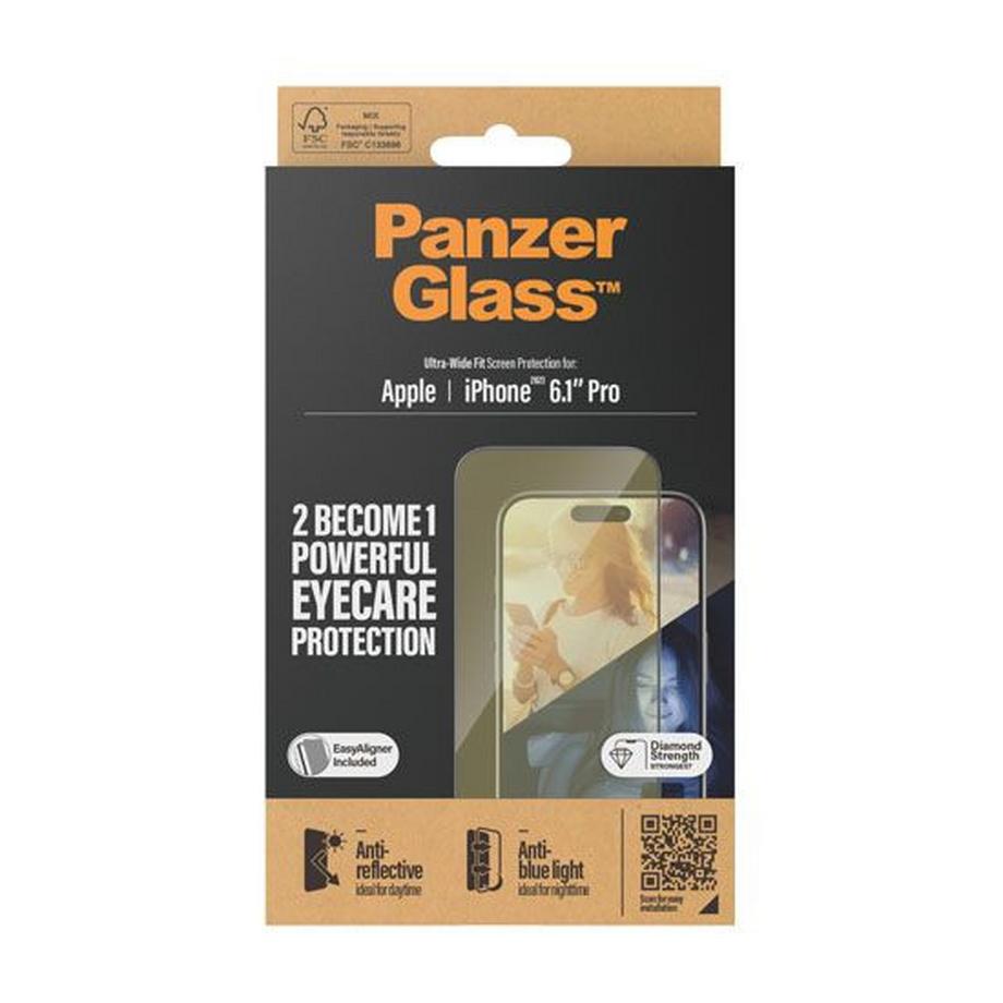 PanzerGlass  Protection d'écran pour iPhone 15 Pro Ultra-Wide 