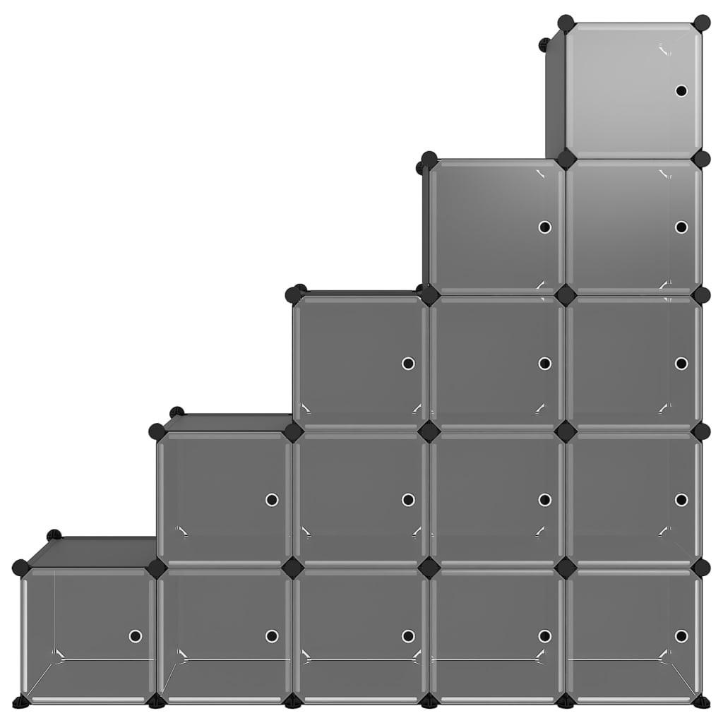 VidaXL Organisateur de cubes de rangement polypropylène  