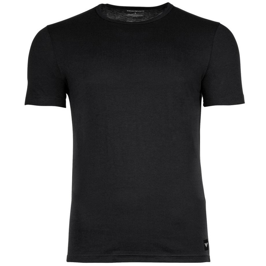 EMPORIO ARMANI T-shirt  Paquet de 2 Confortable à porter-ESSENTIAL LOGOLABEL  