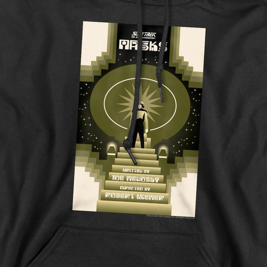 Star Trek The Next Generation Season 7 Episode 17 Felpa con cappuccio  