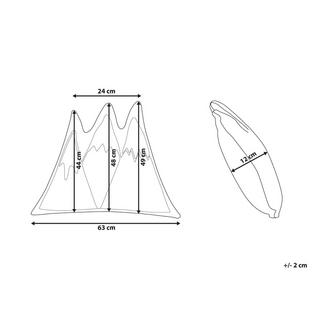 Beliani Dekokissen aus Baumwolle Modern INDORE  