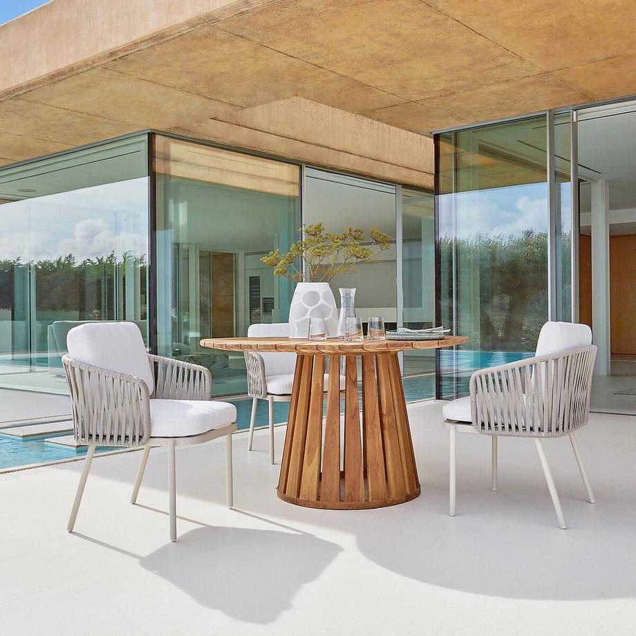 AM.PM Fauteuil de table en sangles tressées  