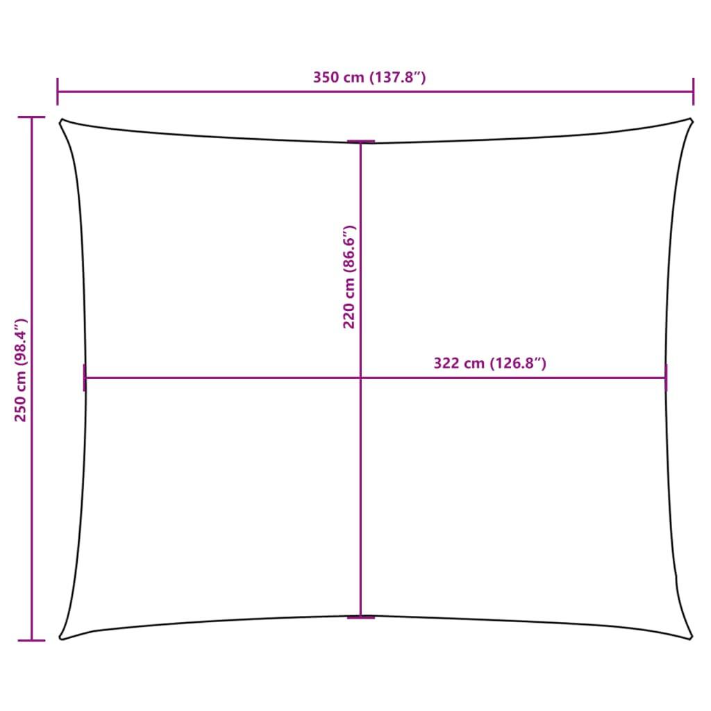 VidaXL Voile solaire  