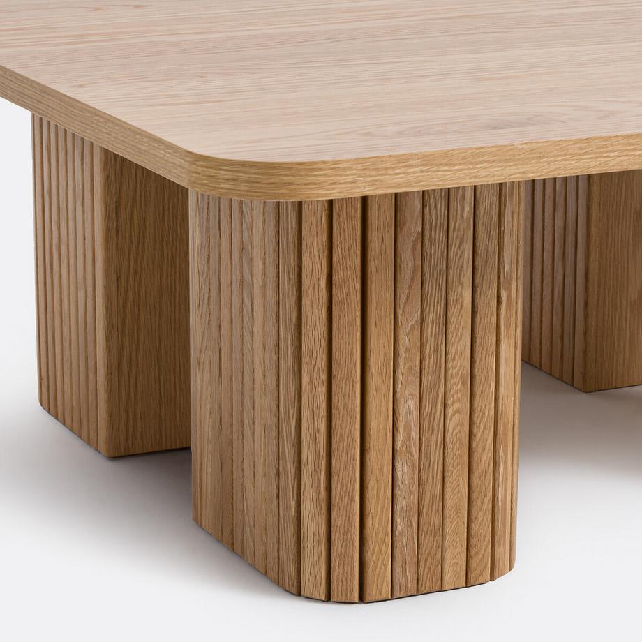 La Redoute Intérieurs Table basse en plaqué chêne  