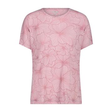 t-hirt mit blumenmuter,