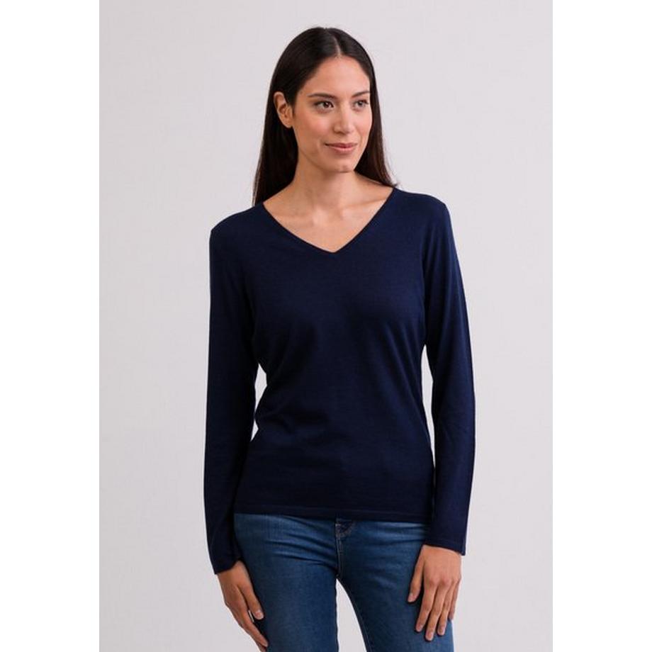 CASH-MERE.CH Kaschmir V-Ausschnitt Pullover  