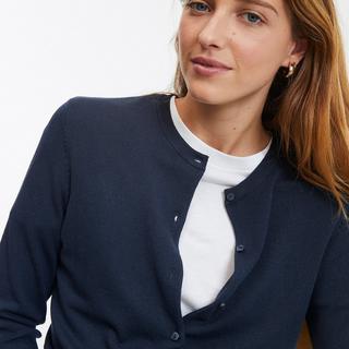 La Redoute Collections  Cardigan mit rundem Ausschnitt 