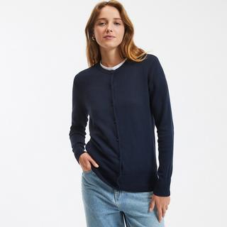 La Redoute Collections  Cardigan mit rundem Ausschnitt 