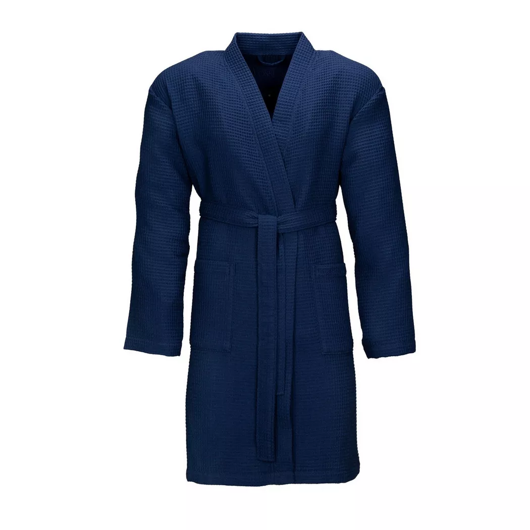 VOSSEN - Rom Peignoir de bain, Rom Peignoir gaufré, M, Aquamarine