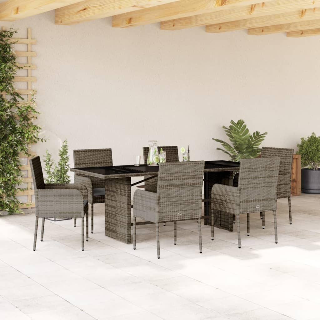 VidaXL Garten essgruppe poly-rattan  