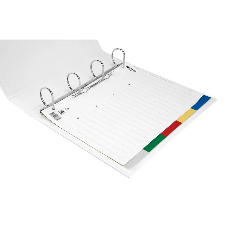 Biella BIELLA Register PP farbig A4 479005.00 5-teilig, blanko, überbreit  