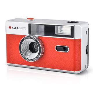 Agfaphoto  AgfaPhoto 603001 Filmkamera Kompakt-Filmkamera 35 mm Rot, Silber 