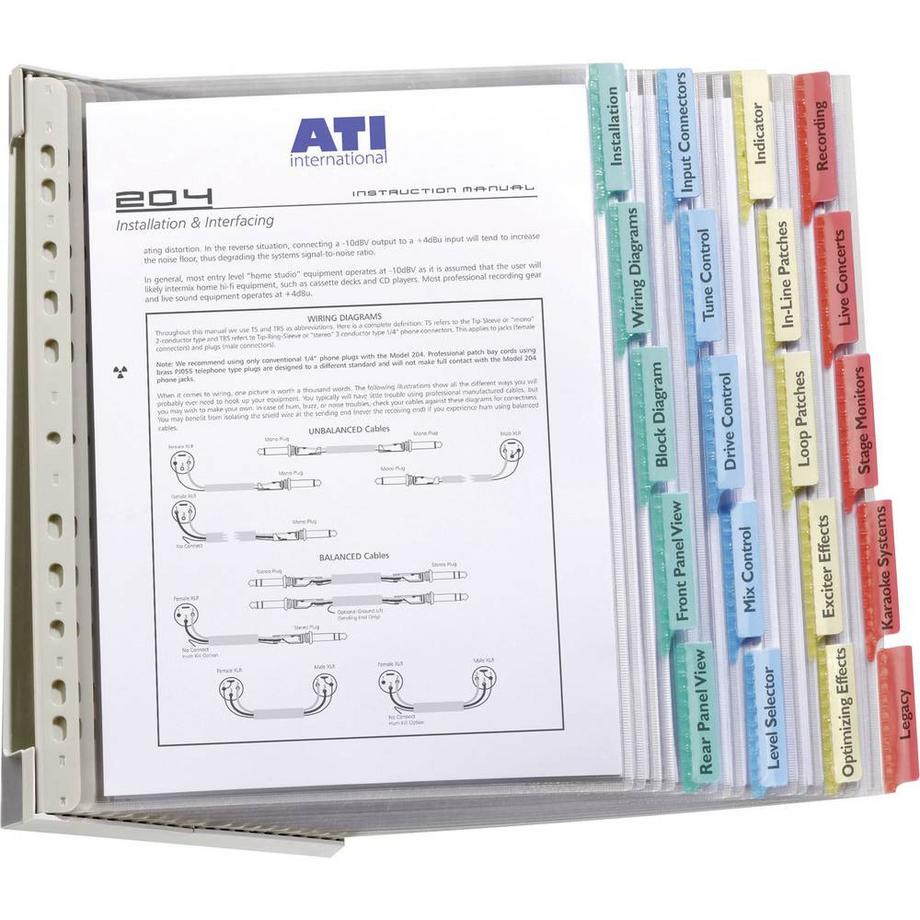 DURABLE Support mural pour panneau Display-System Wall 20 x DIN A4  