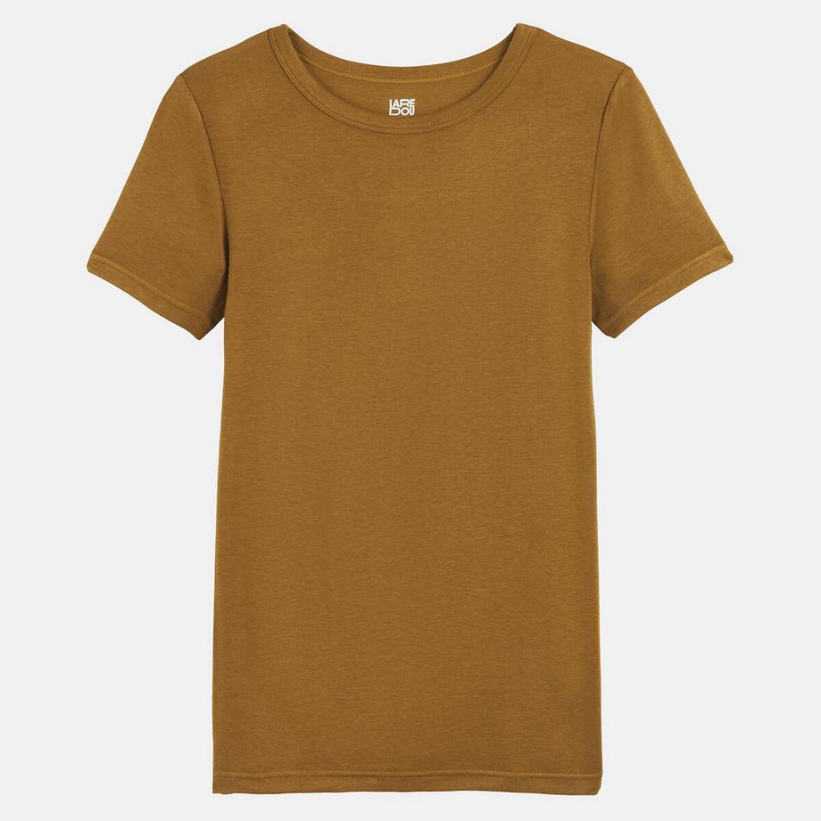 La Redoute Collections T-shirt Manches Courtes Col Rond  