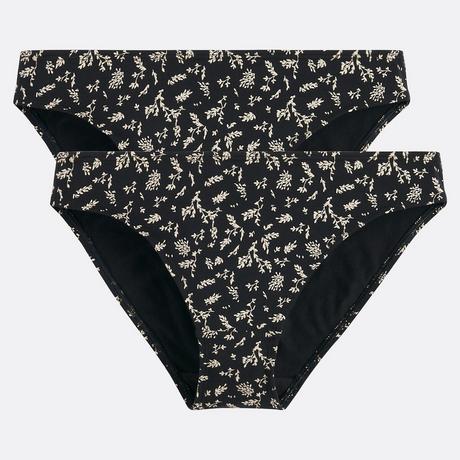 La Redoute Collections Lot de 2 Culottes Imprimé Fleurs  
