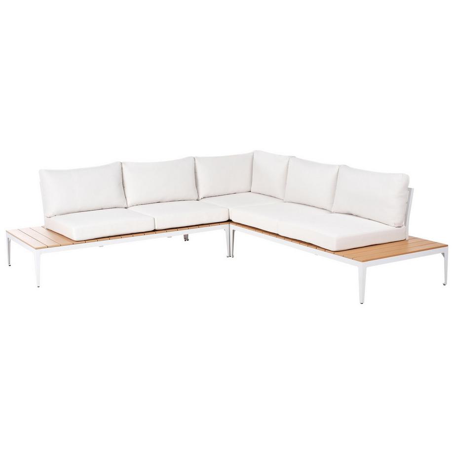 Beliani Set lounge pour jardin en Bois synthétique Moderne POSITANO  