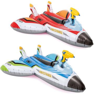 Aereo gonfiabile con cannone INTEX 57536 rosso