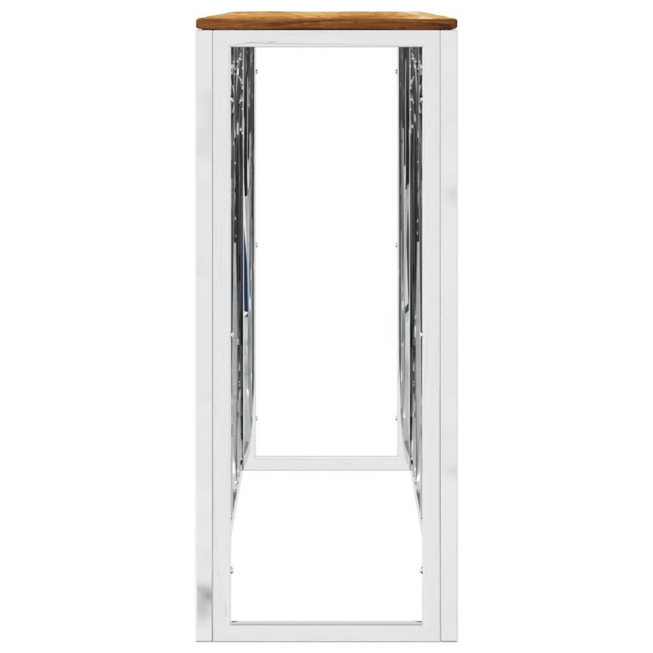 VidaXL Konsolentisch edelstahl  