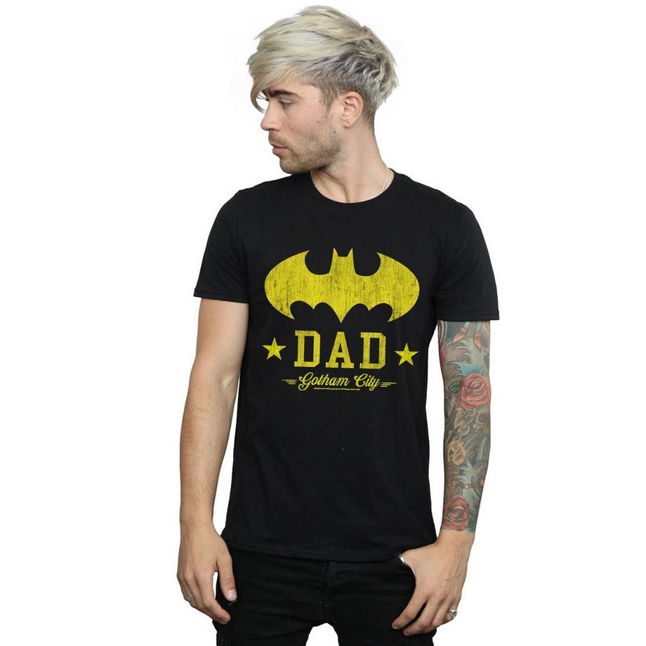 DC COMICS Bat Dad Gotham City T-Shirt  