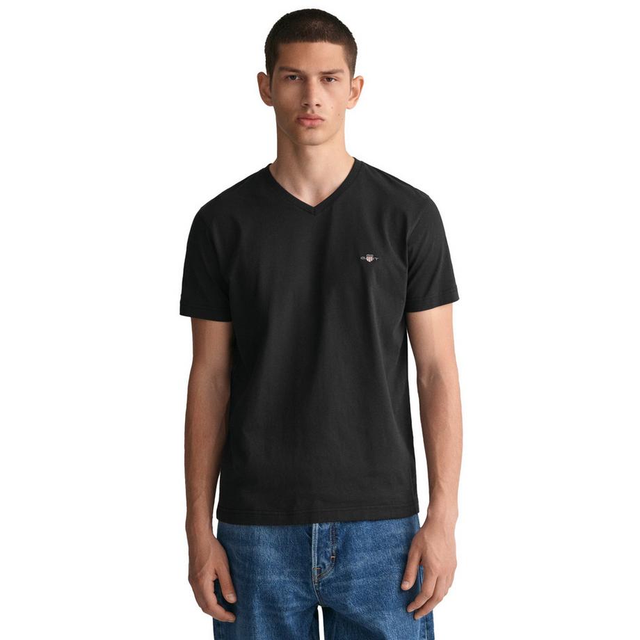 GANT Shield V-Neck Slim Fit T-Shirt  