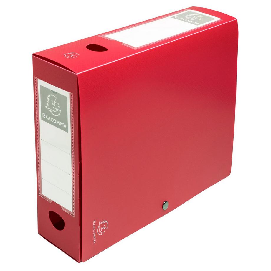 Boite de classement à pression Dos 80mm polypropylène 7/10e Opaque - A4 - x 10