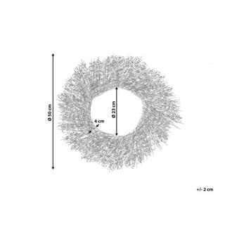 Beliani Couronne décorative en Matière synthétique Traditionnel GALLETAS  