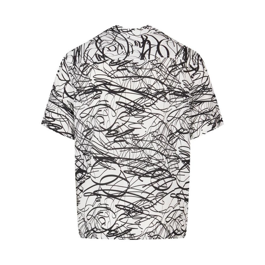 URBAN CLASSICS Camicia Viscose AOP Resort  