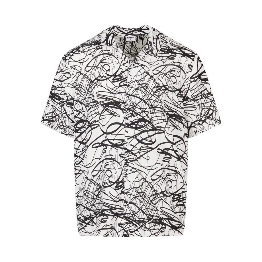 URBAN CLASSICS Camicia Viscose AOP Resort  