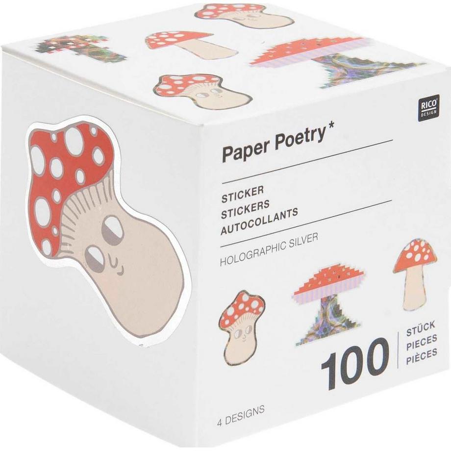 Sticker auf Rolle 100 Stück