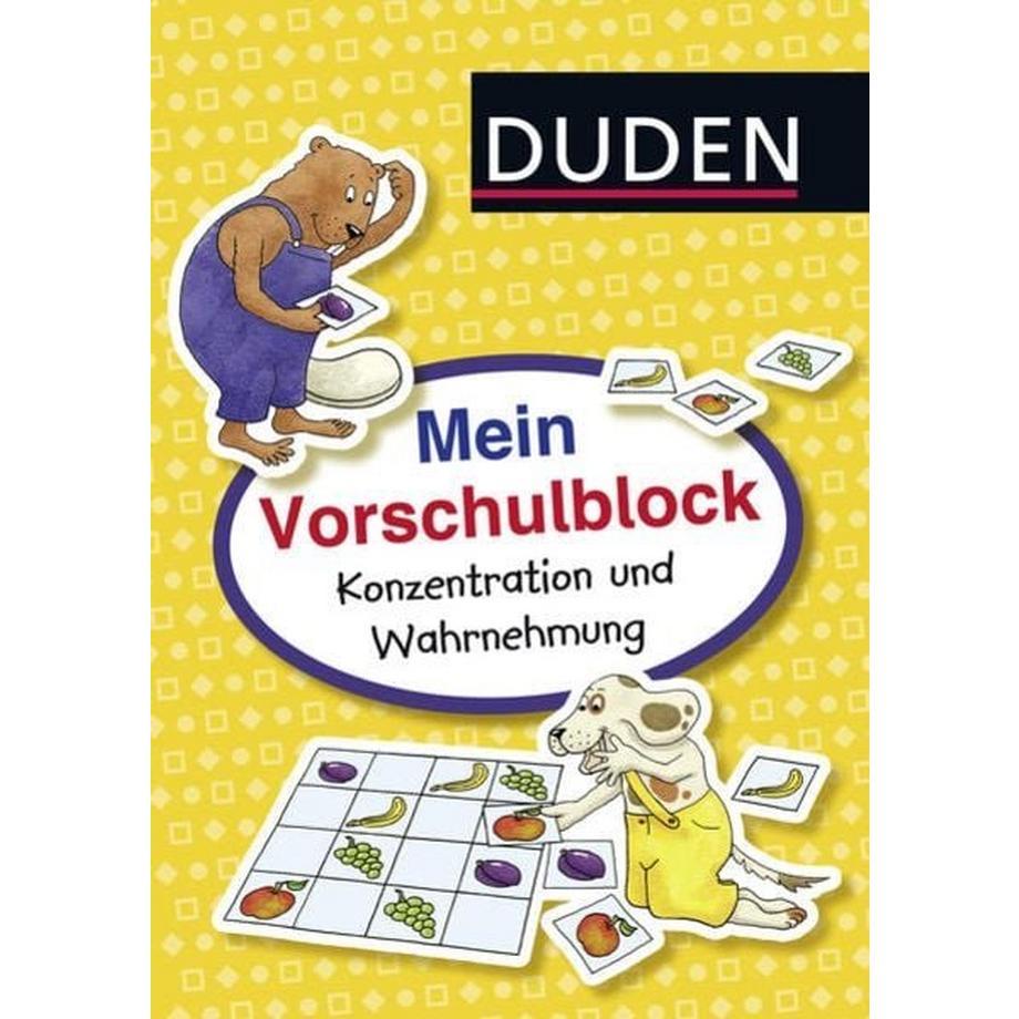 #Delete  Duden: Mein Vorschulblock: Konzentration und Wahrnehmung 