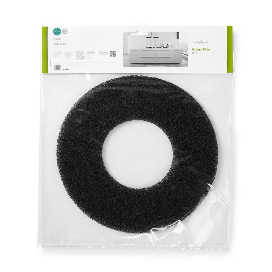 Nedis Filtre à graisse pour hotte de cuisine | 25 x 25 cm  