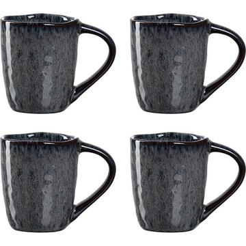 Espressotasse Matera 90 ml, 4 Stück, Anthrazit