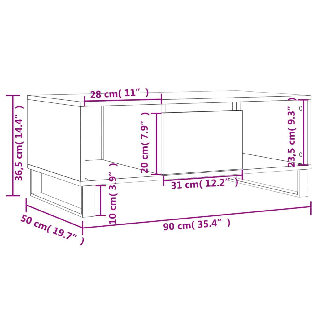 VidaXL Couchtisch holzwerkstoff  