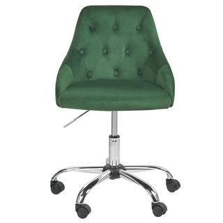 Beliani Chaise de bureau en Velours Glamour PARRISH  