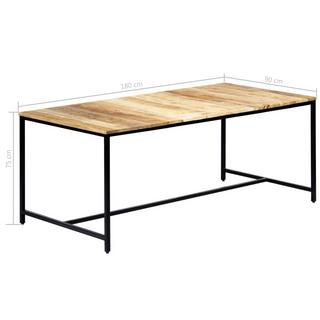 VidaXL Table à manger bois  