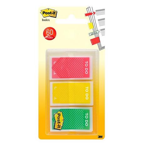 Post-It POST-IT Index Standard 43,2x23,8mm 682-TODO to do, 3 Farben To do  