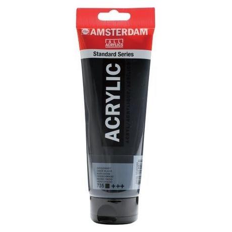 Talens TALENS Acrylfarbe Amsterdam 250ml 17127350 ox.schwarz  