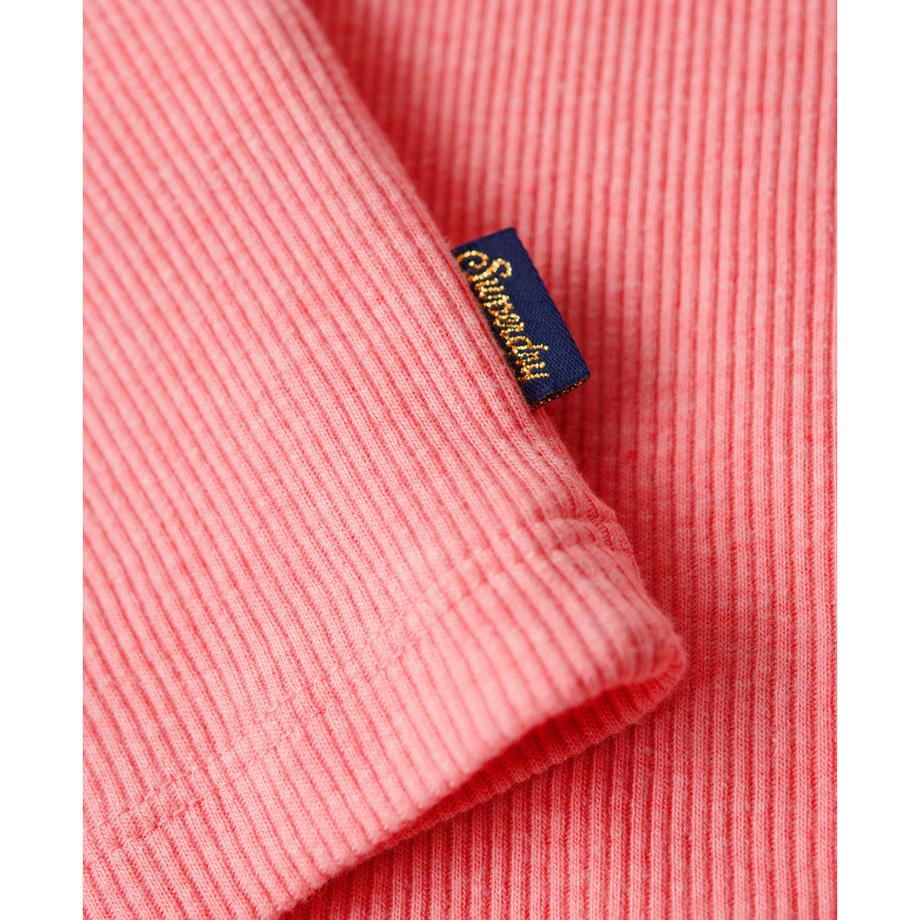 Superdry Débardeur Vintage Coton Bio à Liseré en Dentelle  