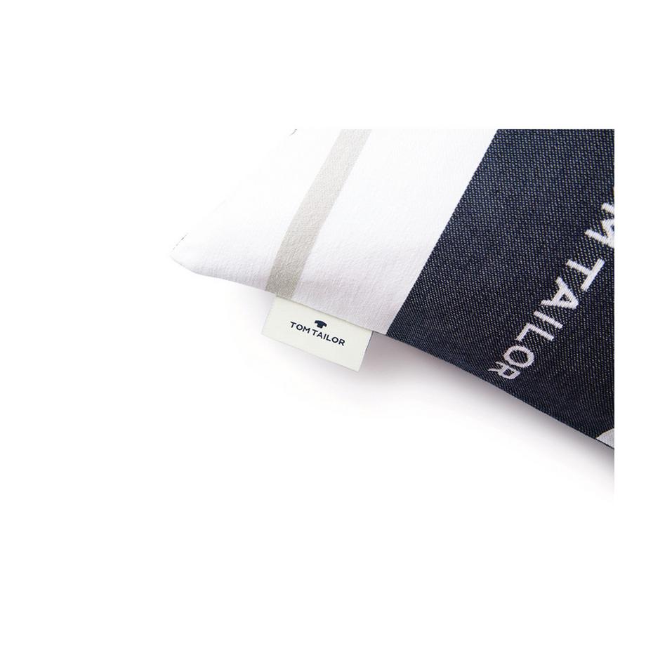 TOM TAILOR Logo Housse de Coussin  