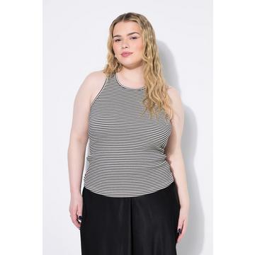Débardeur à rayures, en jersey texturé, coupe Slim Shape