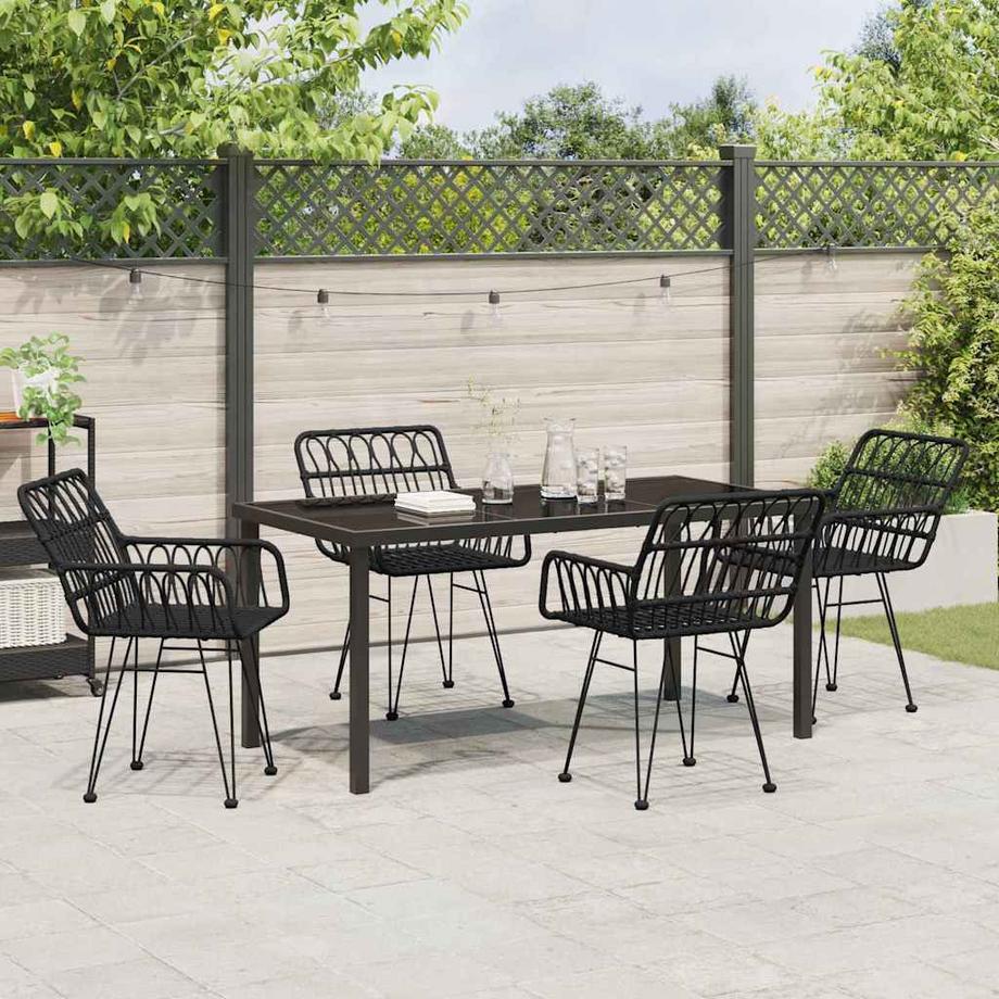 VidaXL Set de jardin poly rattan  