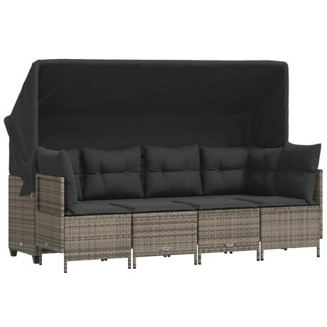 VidaXL Garten sofagarnitur poly-rattan  