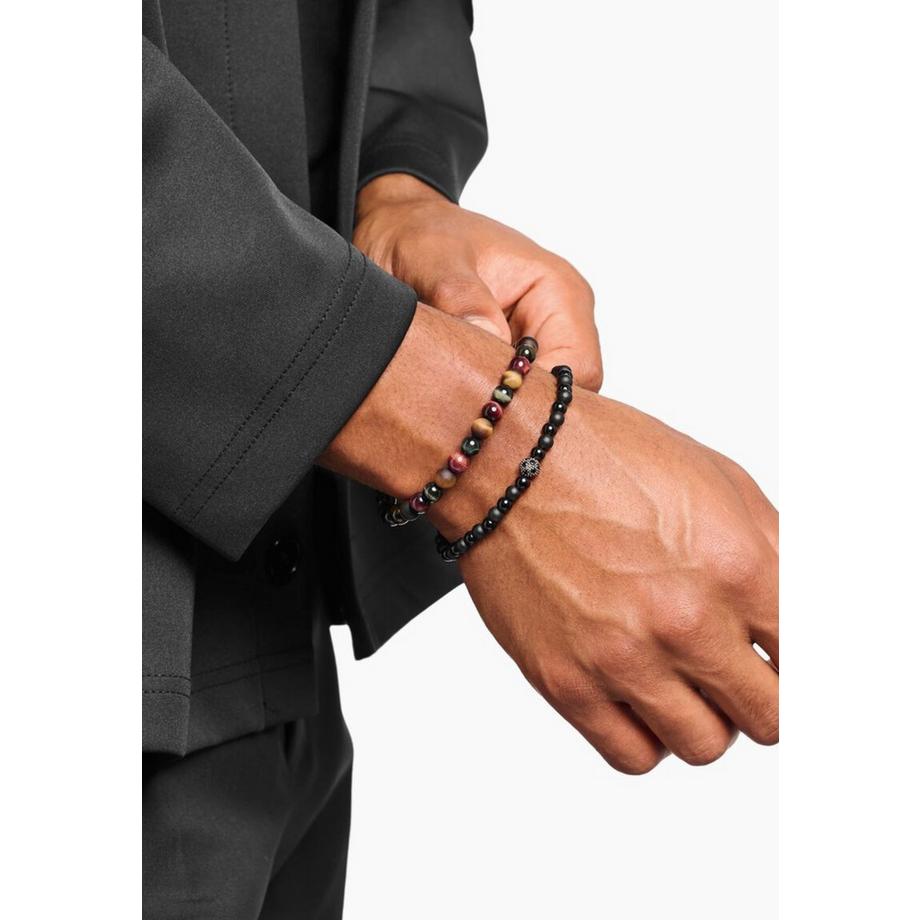 Thomas Sabo  Talisman Armband Positive Energie mit Obsidianperlen 