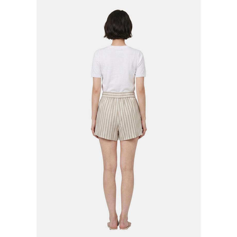 Roberta Rossi Gestreifte Shorts mit Hoher Taille  